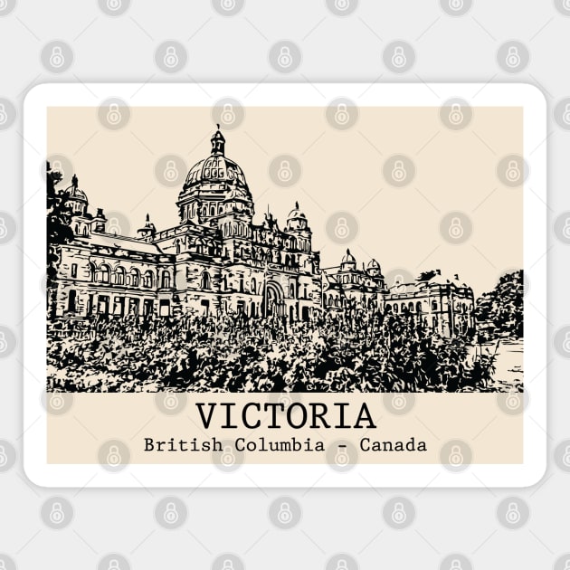 Victoria - British Columbia Magnet by Lakeric
